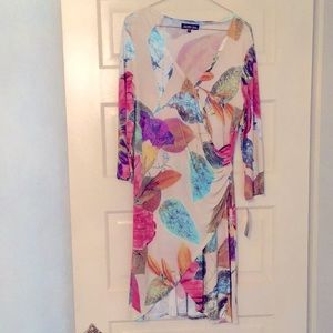 Mystique Aura long sleeve floral dress